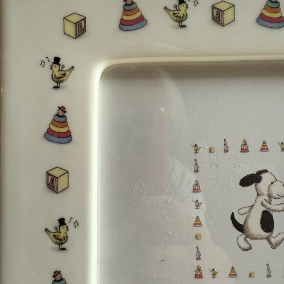 Jellycat Bashful Puppy Photo Frame 5 x 7 Ceramic Dog Baby Gift - Picture 6 of 7